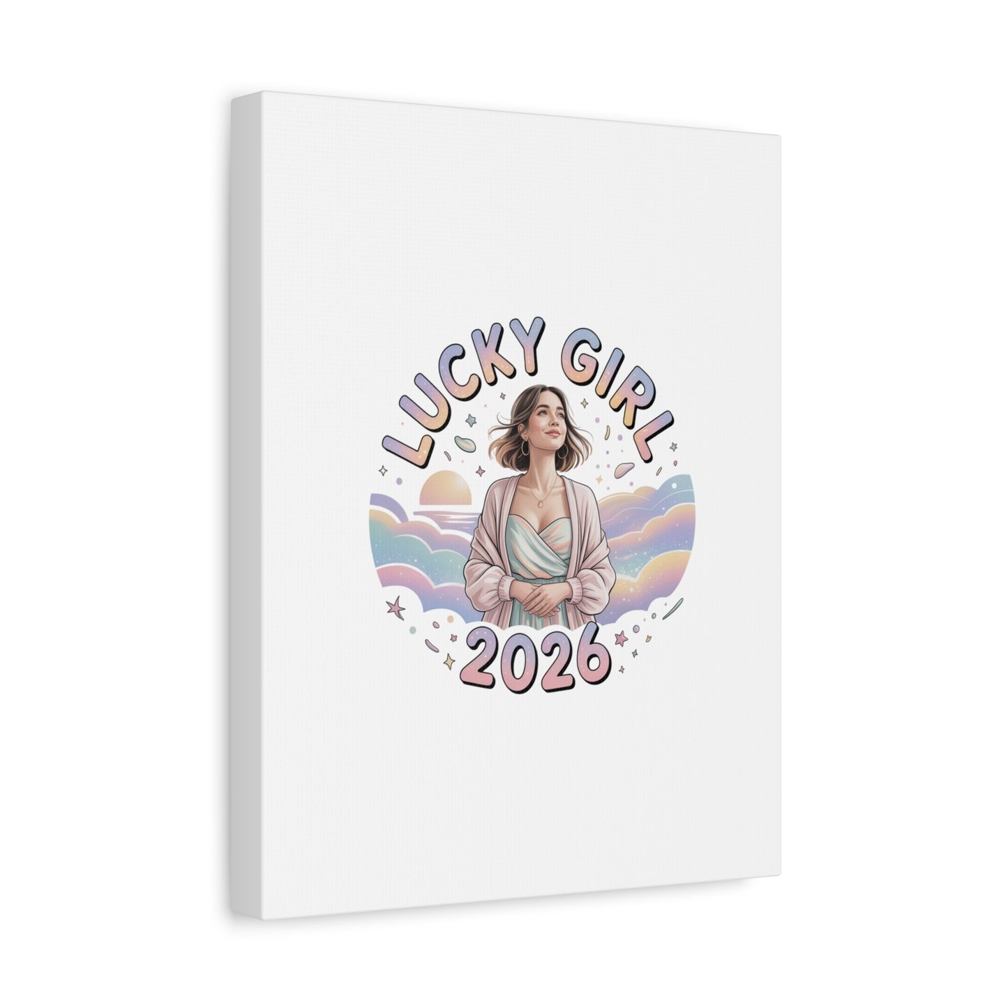 Lucky Girl 2026 Canvas | Manifest Luck, 2026 Lucky Charms