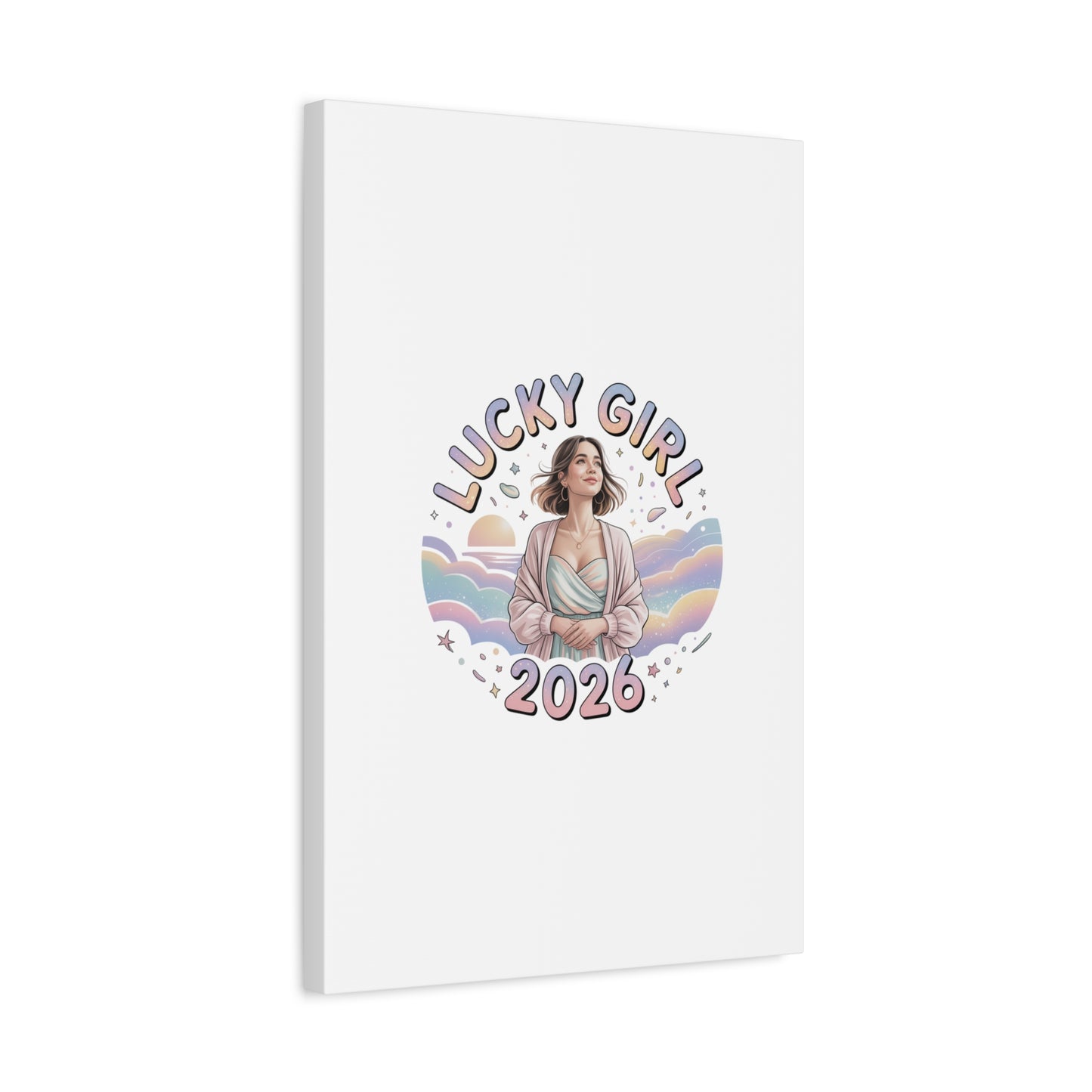 Lucky Girl 2026 Canvas | Manifest Luck, 2026 Lucky Charms