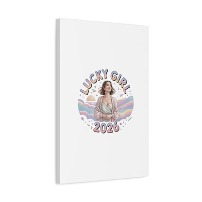 Lucky Girl 2026 Canvas | Manifest Luck, 2026 Lucky Charms