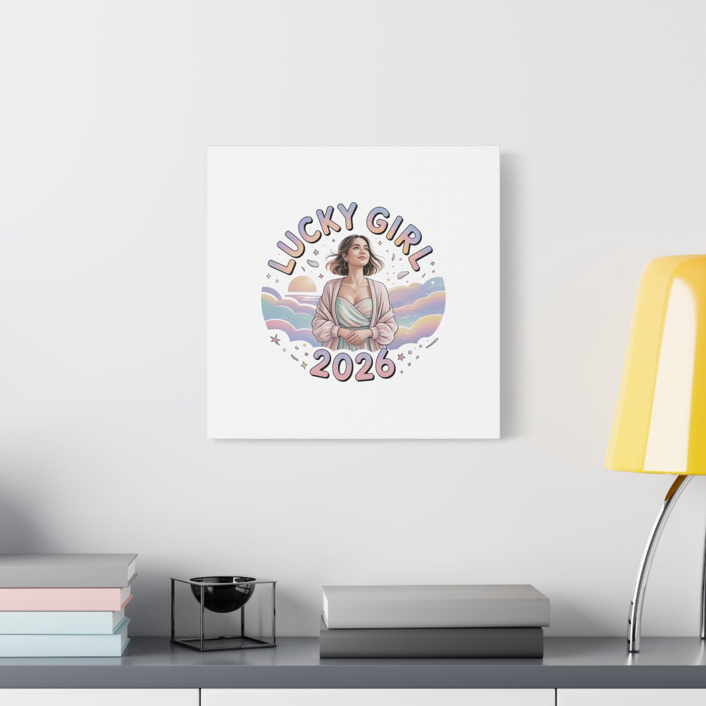 Lucky Girl 2026 Canvas | Manifest Luck, 2026 Lucky Charms
