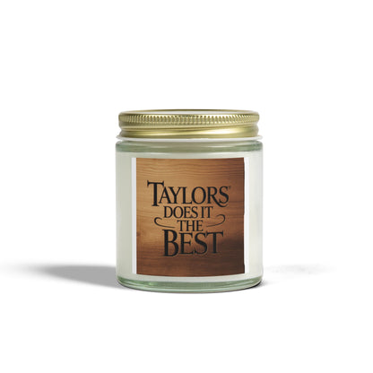 Coconut Apricot Scented Candle - 'TAYLORS DOES IT THE BEST' - 4oz & 9oz