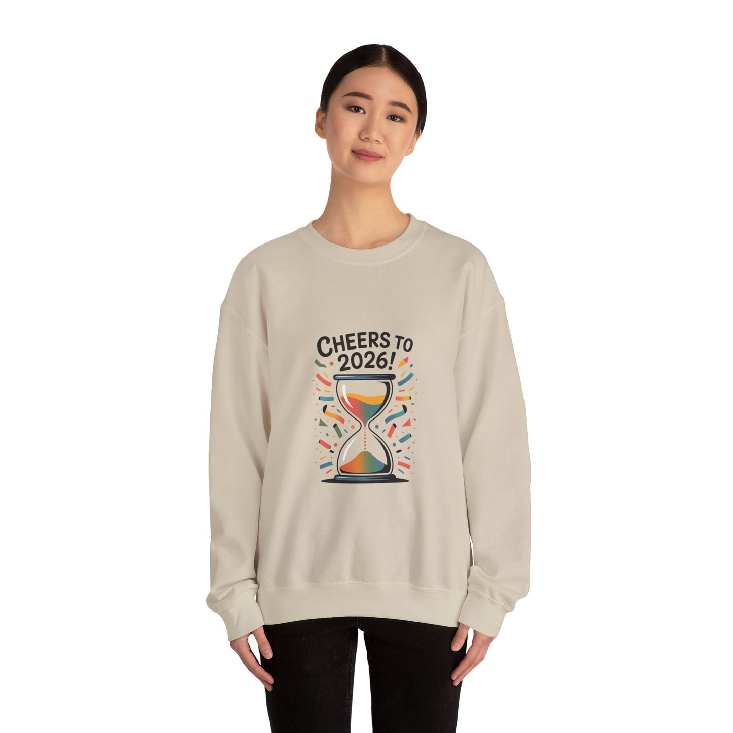 Cheers to 2026 Crewneck Sweatshirt | 2026 goals, new year humor