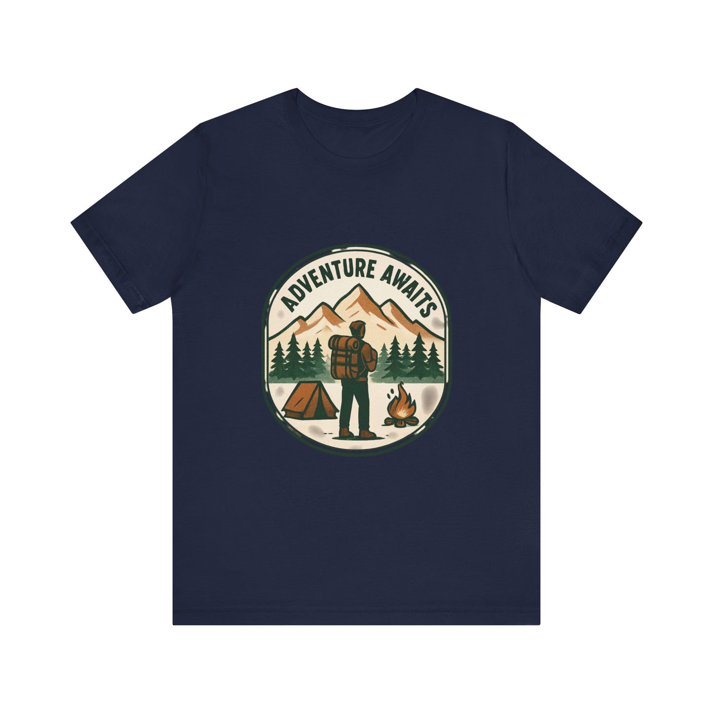 Adventure Awaits Camping T‑Shirt