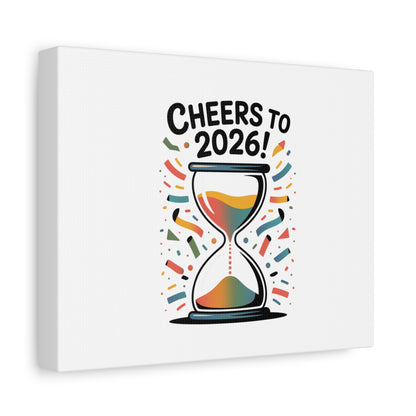 Cheers to 2026 Hourglass Canvas | 2026 goals, new year motivation