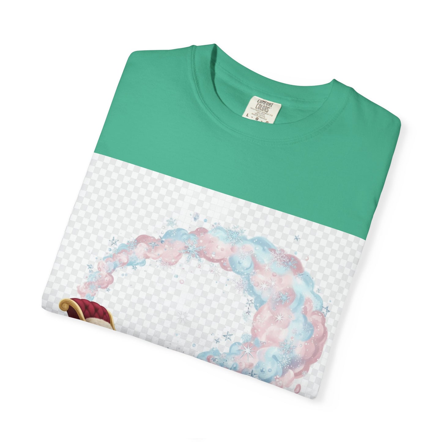 Sleighing Softly in Style T-Shirt — Festive Sleigh Graphic Holiday Tee