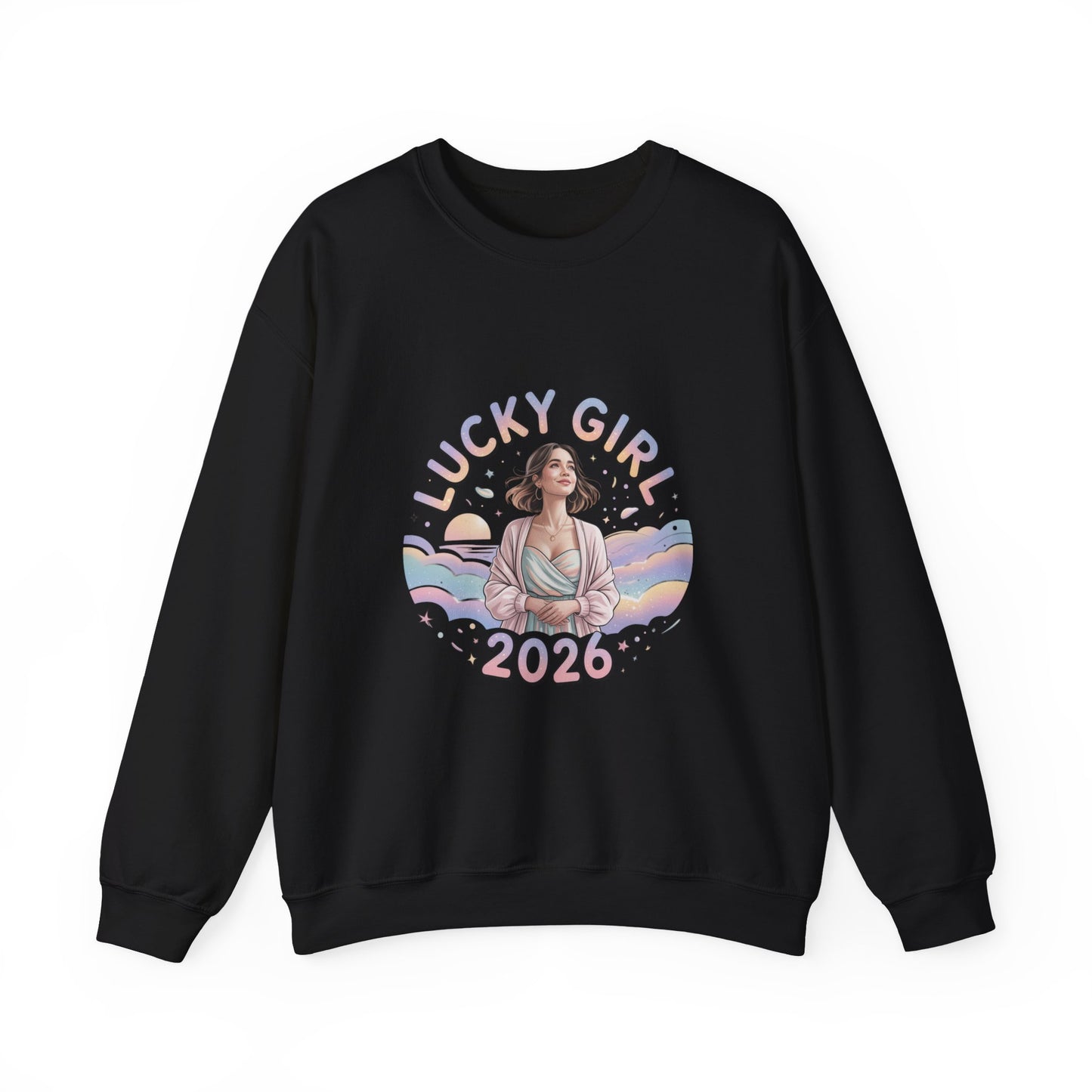 Lucky Girl 2026 Manifest Luck Sweatshirt | 2026 Lucky Charms, Angel Number