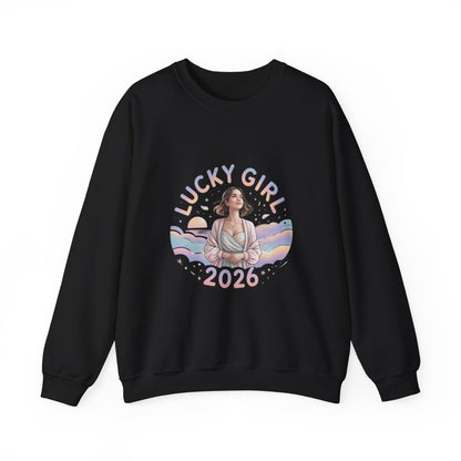 Lucky Girl 2026 Manifest Luck Sweatshirt | 2026 Lucky Charms, Angel Number