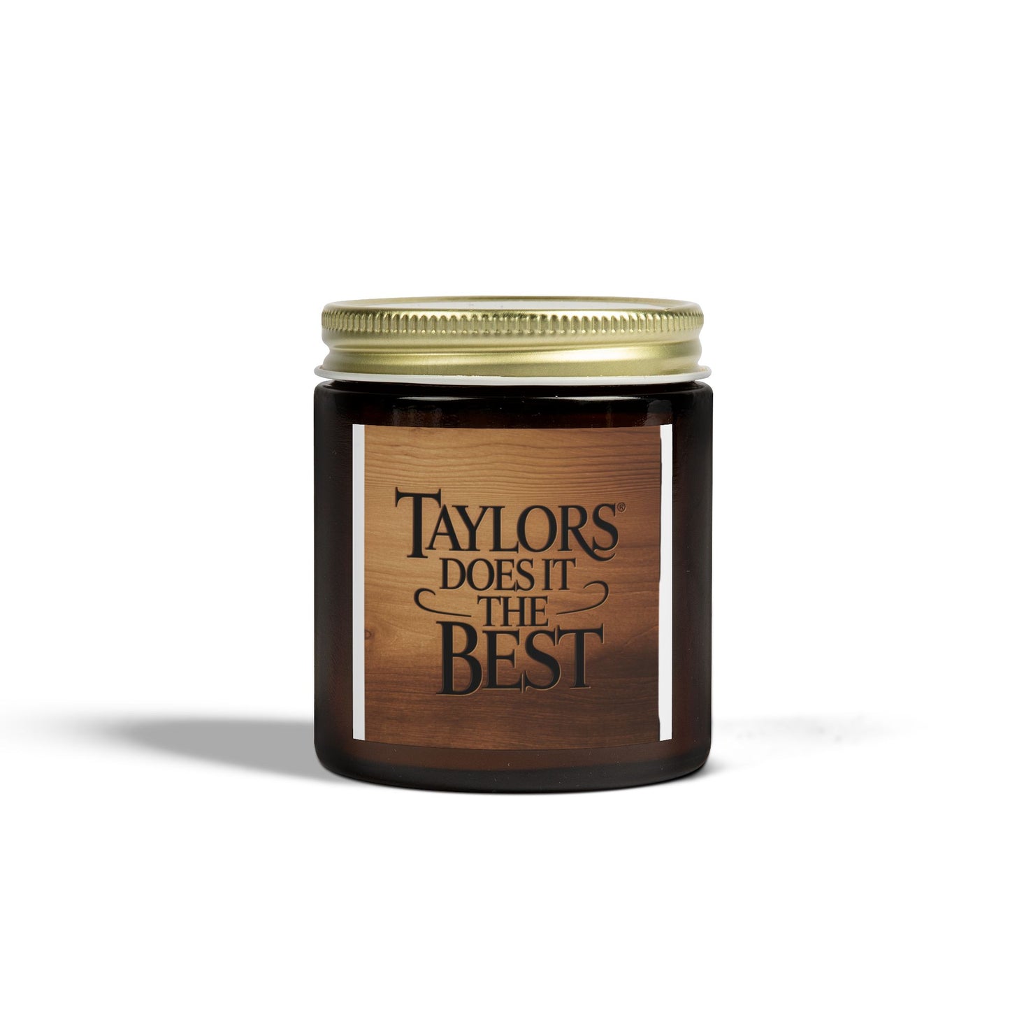 Coconut Apricot Scented Candle - 'TAYLORS DOES IT THE BEST' - 4oz & 9oz