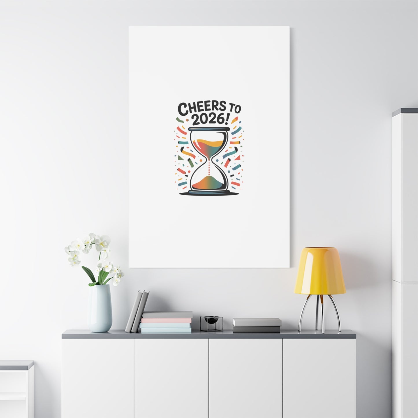 Cheers to 2026 Hourglass Canvas | 2026 goals, new year motivation