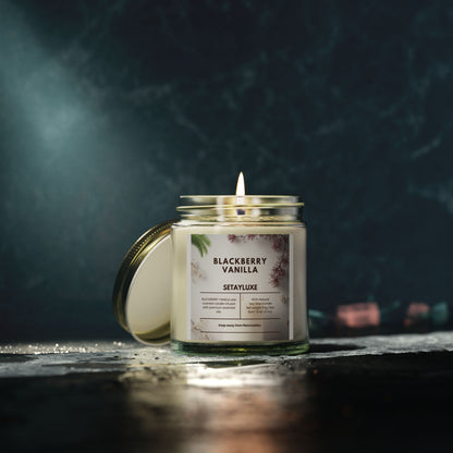 Blackberry Vanilla Scented Candle (4oz & 9oz)