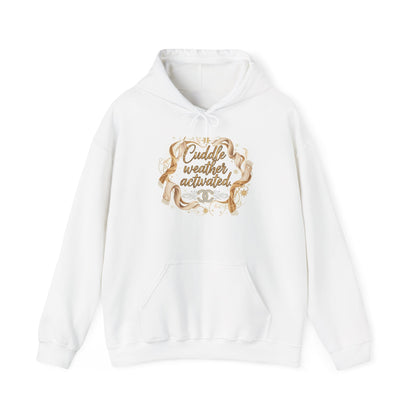 Cuddle Weather Activated Hoodie — Cozy Script Graphic Pullover