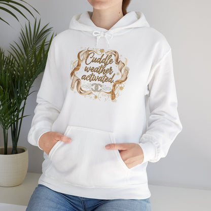 Cuddle Weather Activated Hoodie — Cozy Script Graphic Pullover