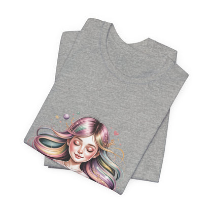 Lucky Girl 2026 mantra tee | Manifest Luck, angel number shirt