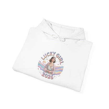 Lucky Girl 2026 Hoodie | manifest luck, 2026 lucky charms