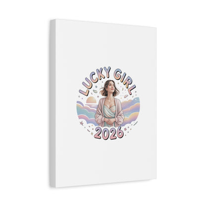 Lucky Girl 2026 Canvas | Manifest Luck, 2026 Lucky Charms