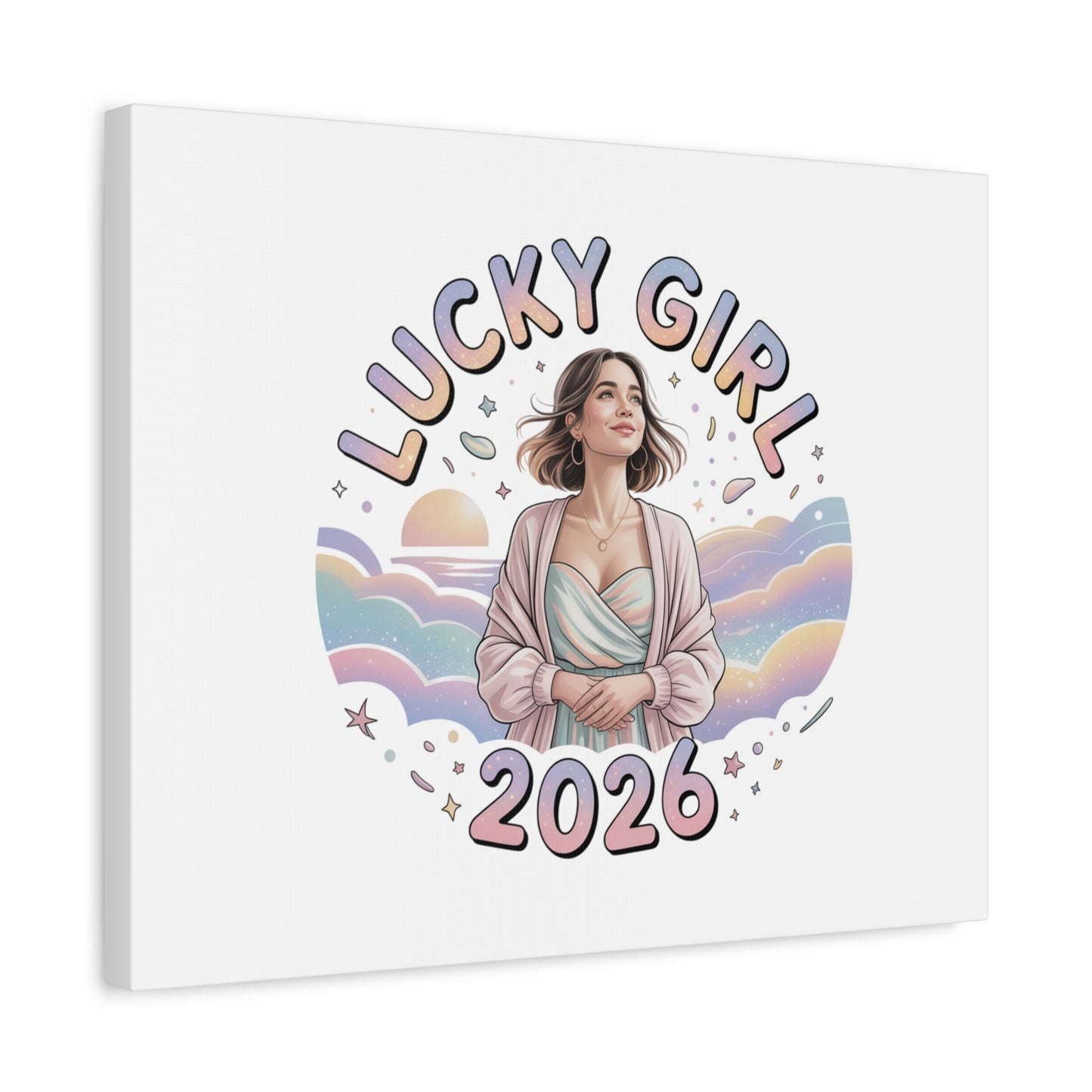 Lucky Girl 2026 Canvas | Manifest Luck, 2026 Lucky Charms
