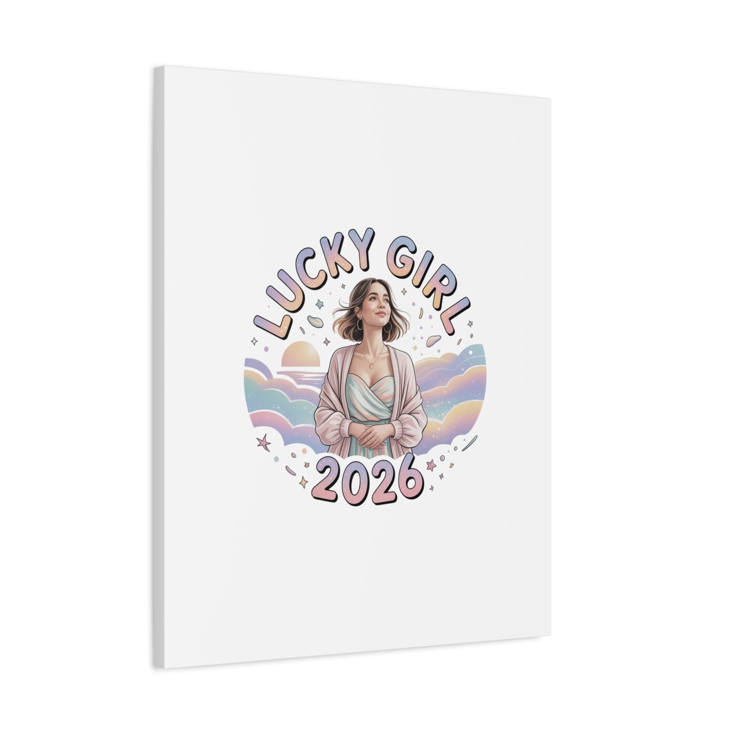 Lucky Girl 2026 Canvas | Manifest Luck, 2026 Lucky Charms