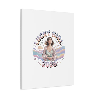 Lucky Girl 2026 Canvas | Manifest Luck, 2026 Lucky Charms