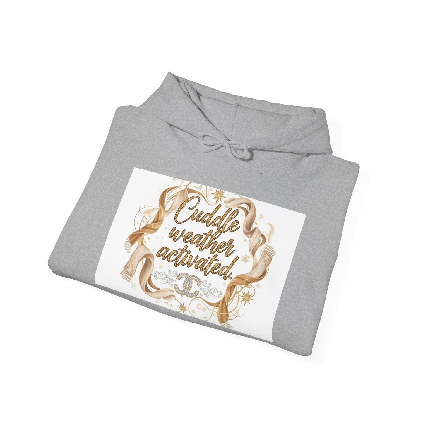 Cuddle Weather Activated Hoodie — Cozy Script Graphic Pullover