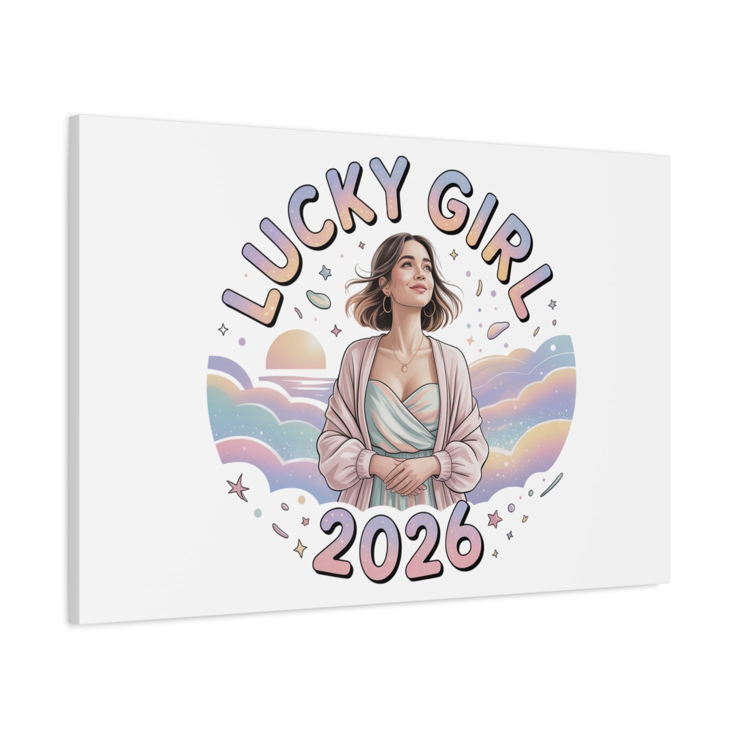 Lucky Girl 2026 Canvas | Manifest Luck, 2026 Lucky Charms