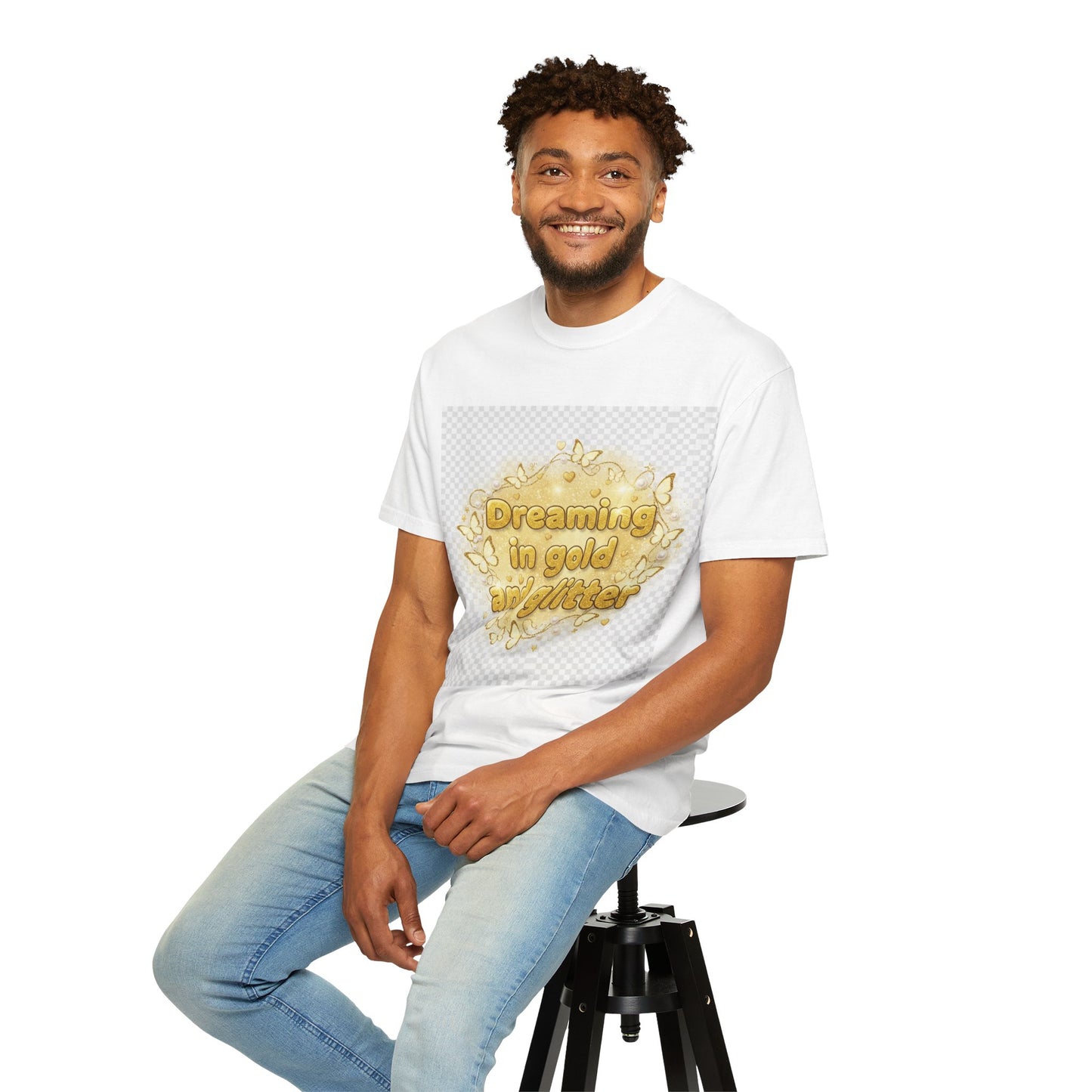 Dreaming in Gold and Glitter T-Shirt