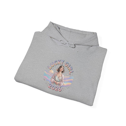 Lucky Girl 2026 Hoodie | manifest luck, 2026 lucky charms
