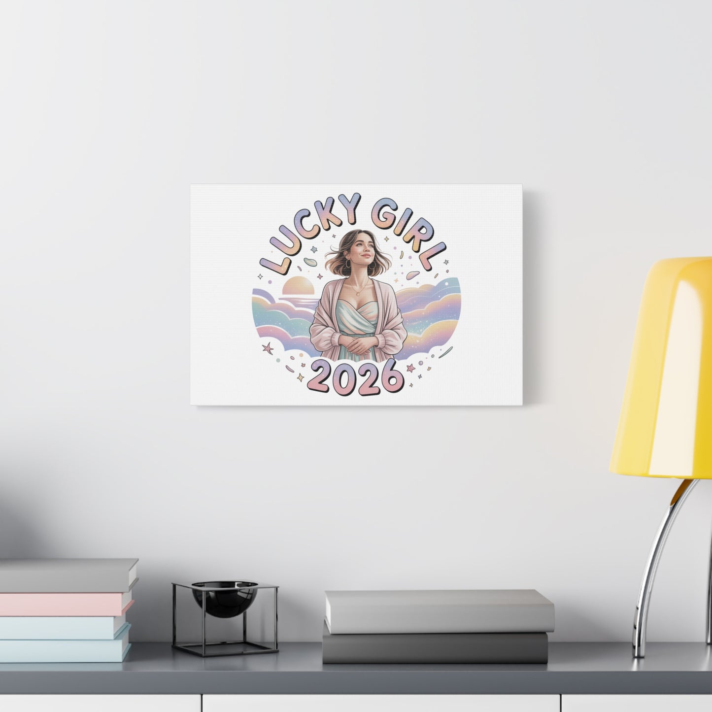 Lucky Girl 2026 Canvas | Manifest Luck, 2026 Lucky Charms