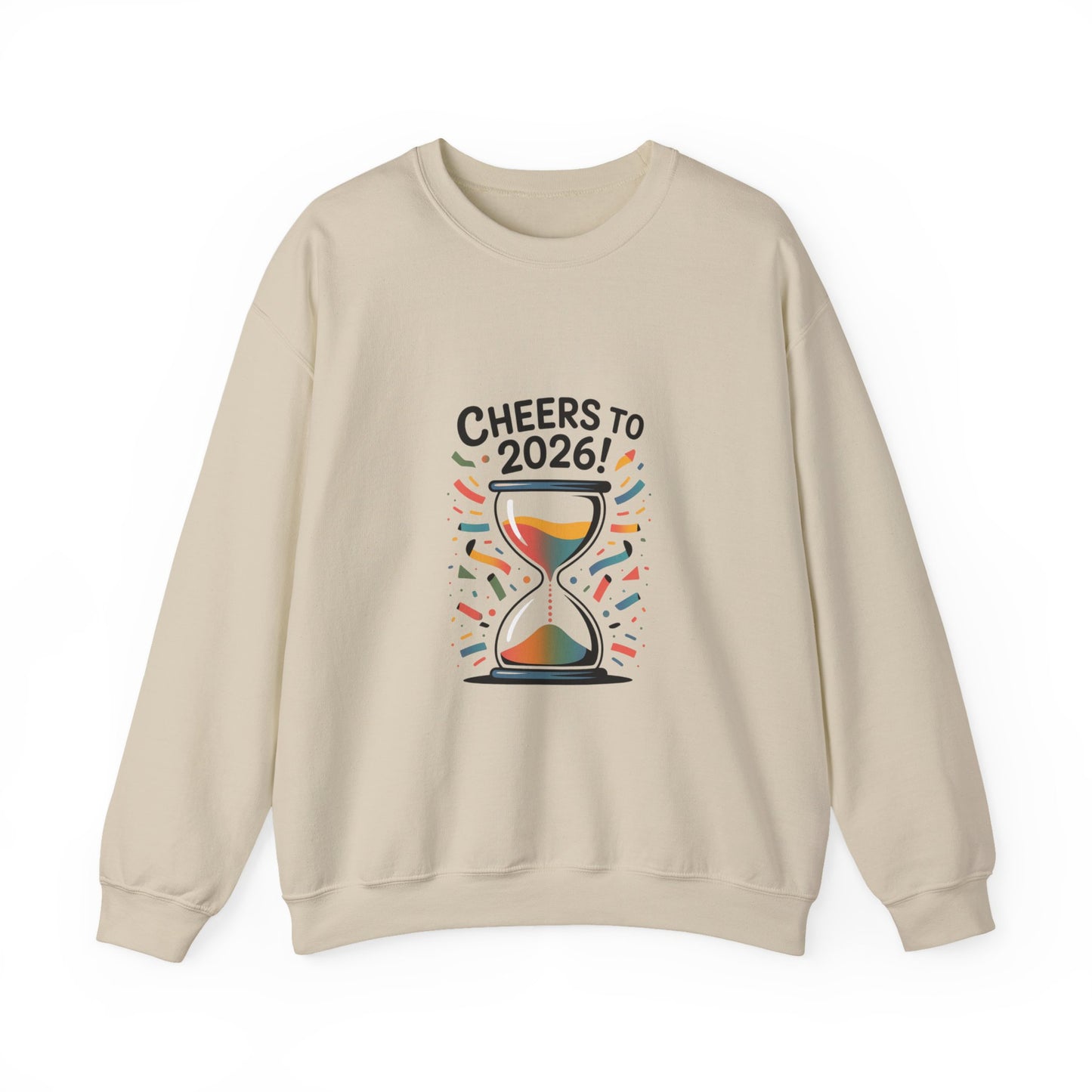 Cheers to 2026 Crewneck Sweatshirt | 2026 goals, new year humor