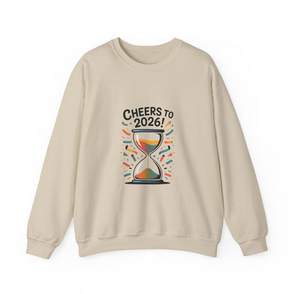 Cheers to 2026 Crewneck Sweatshirt | 2026 goals, new year humor