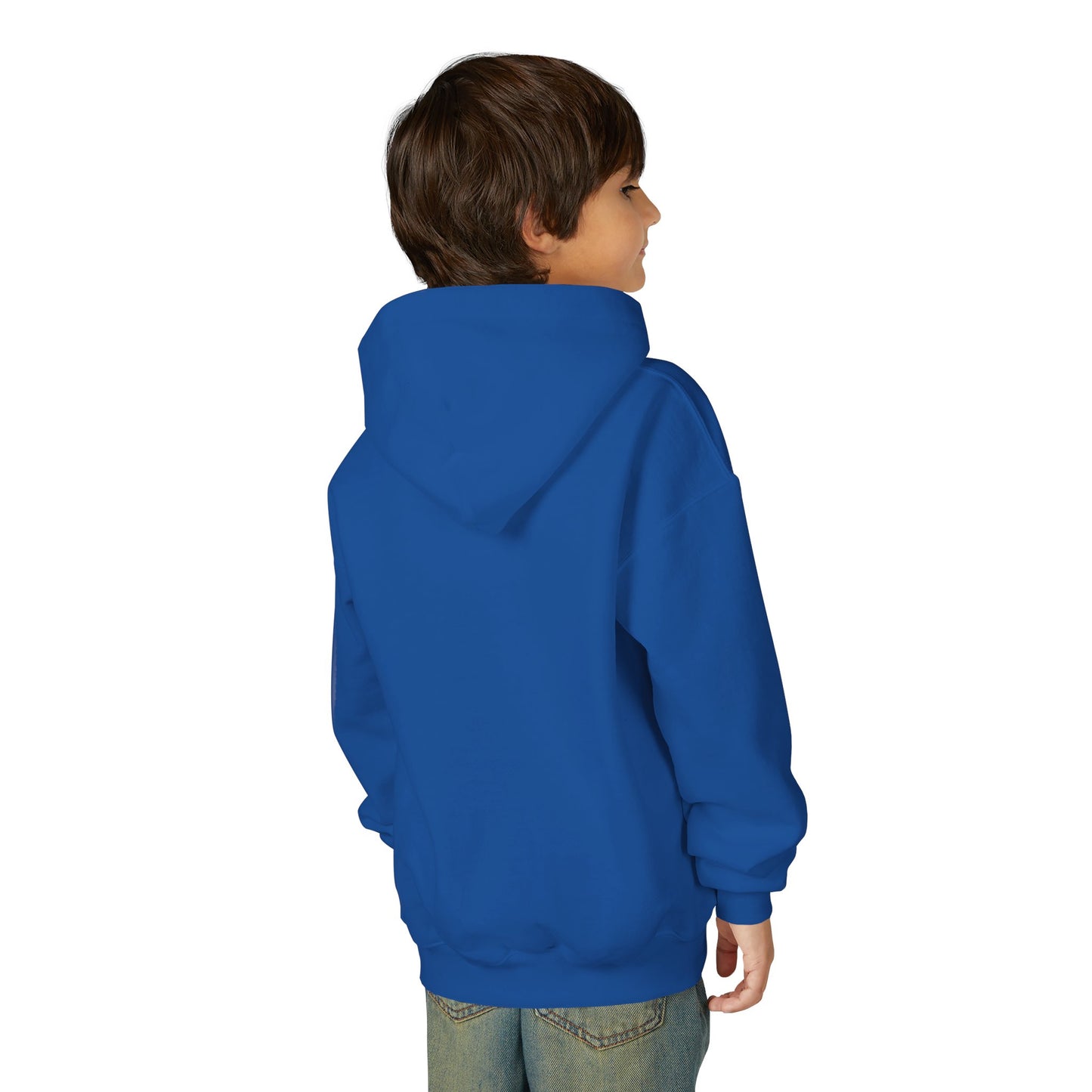Christian Kids Hoodie — "Jesus Saw the Little Children" Colorful Faith Pullover