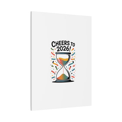 Cheers to 2026 Hourglass Canvas | 2026 goals, new year motivation