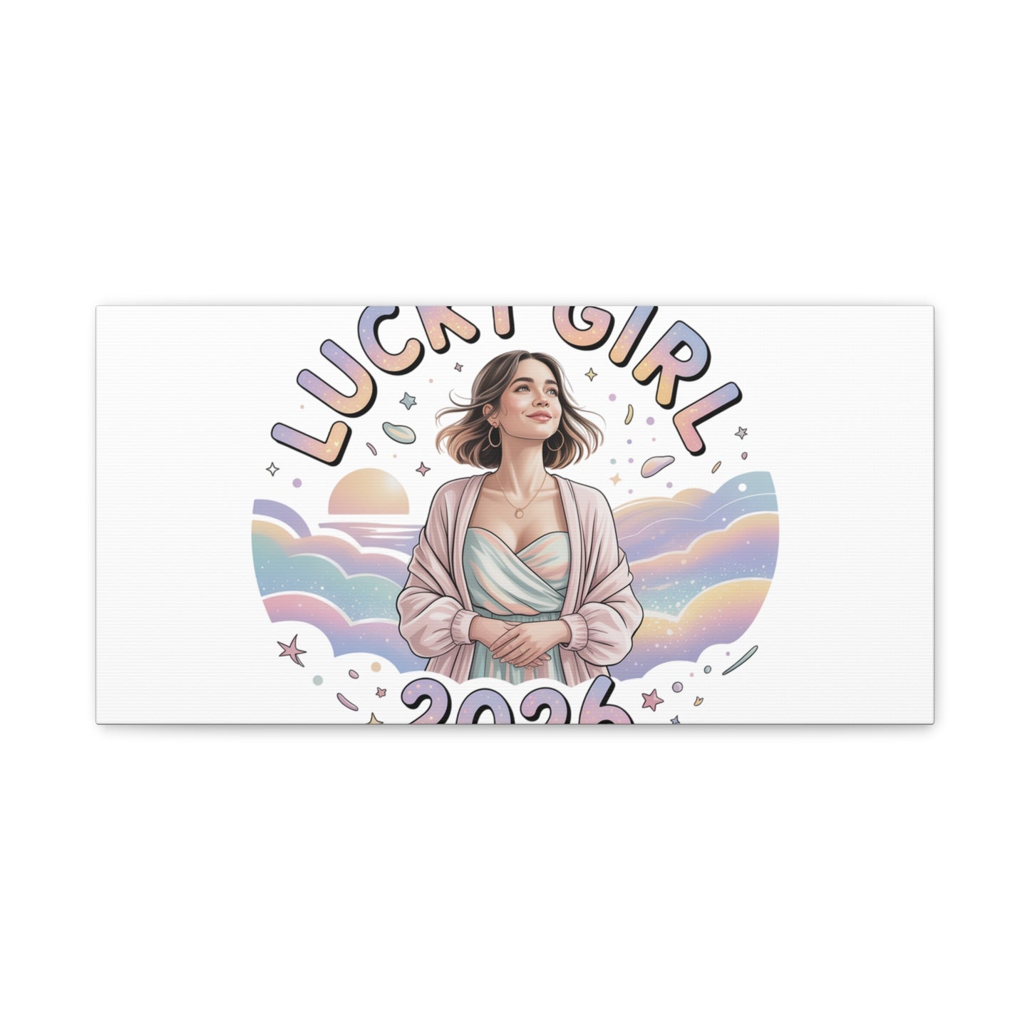 Lucky Girl 2026 Canvas | Manifest Luck, 2026 Lucky Charms