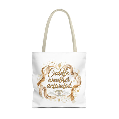 Cuddle Weather Activated Tote Bag — Cozy Fall Cozy Season Canvas Tote