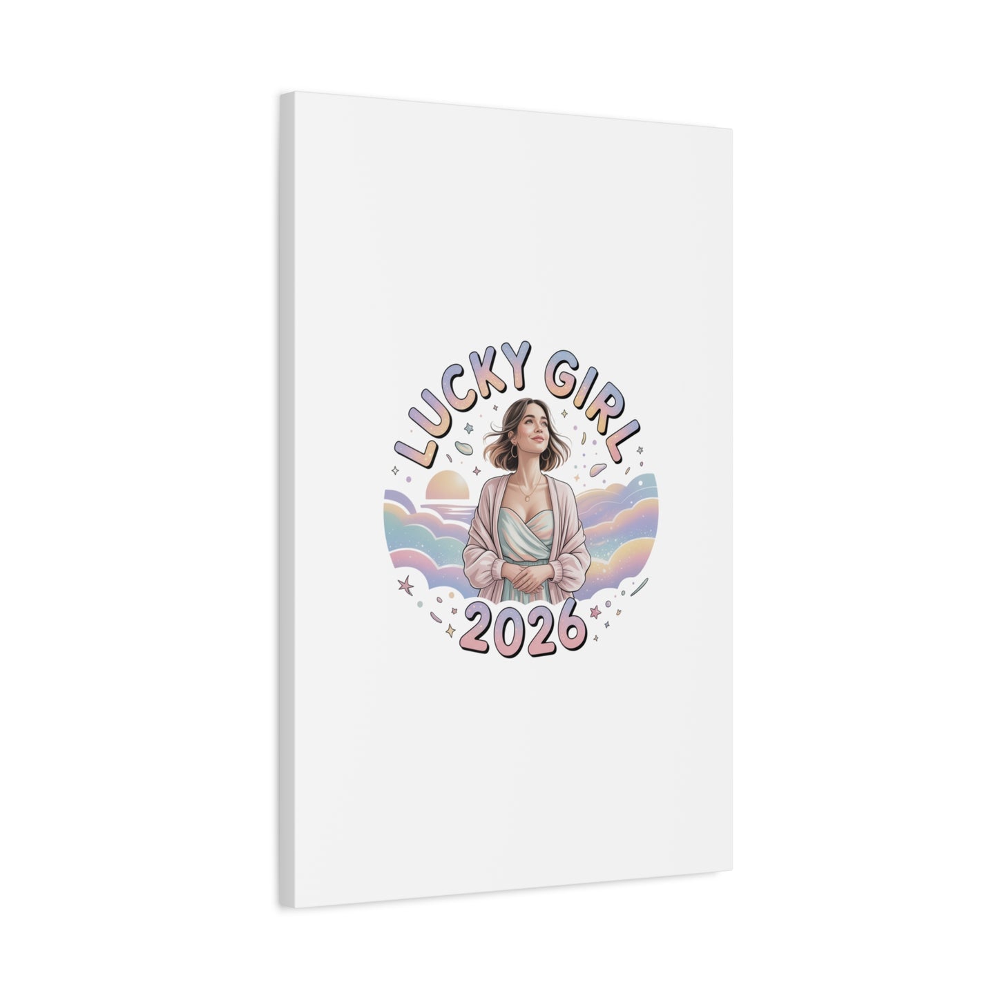 Lucky Girl 2026 Canvas | Manifest Luck, 2026 Lucky Charms