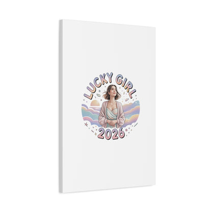 Lucky Girl 2026 Canvas | Manifest Luck, 2026 Lucky Charms