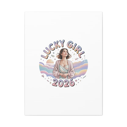 Lucky Girl 2026 Canvas | Manifest Luck, 2026 Lucky Charms
