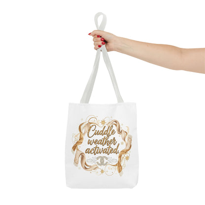 Cuddle Weather Activated Tote Bag — Cozy Fall Cozy Season Canvas Tote