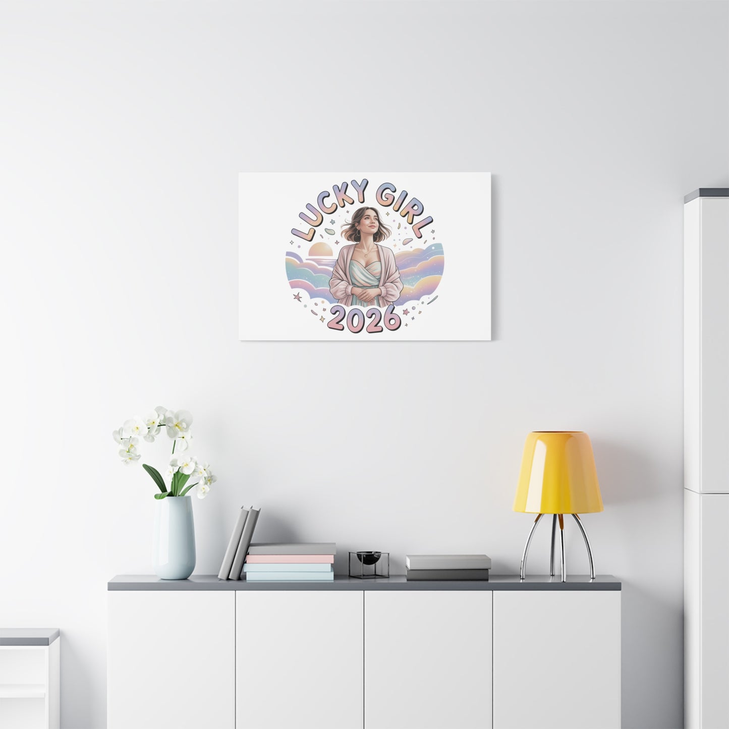 Lucky Girl 2026 Canvas | Manifest Luck, 2026 Lucky Charms