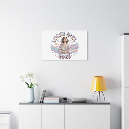 Lucky Girl 2026 Canvas | Manifest Luck, 2026 Lucky Charms
