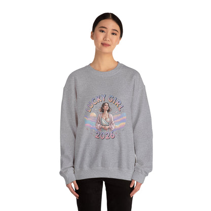 Lucky Girl 2026 Manifest Luck Sweatshirt | 2026 Lucky Charms, Angel Number