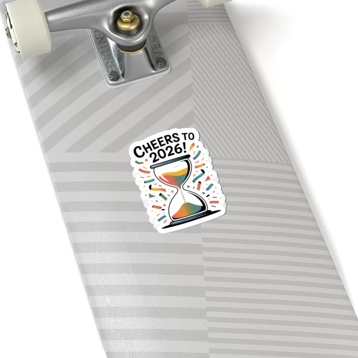 Cheers to 2026 Hourglass Sticker | new year motivation, 2026 goals