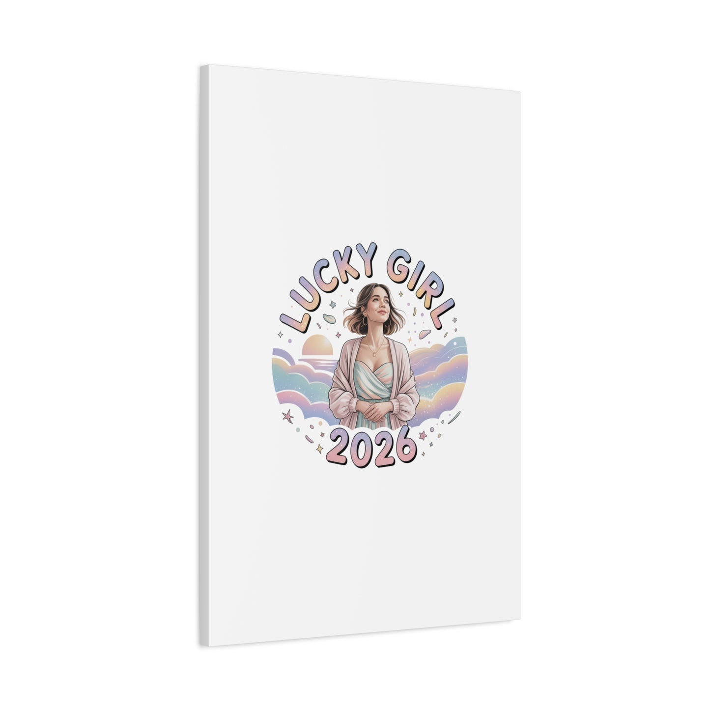 Lucky Girl 2026 Canvas | Manifest Luck, 2026 Lucky Charms