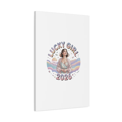 Lucky Girl 2026 Canvas | Manifest Luck, 2026 Lucky Charms
