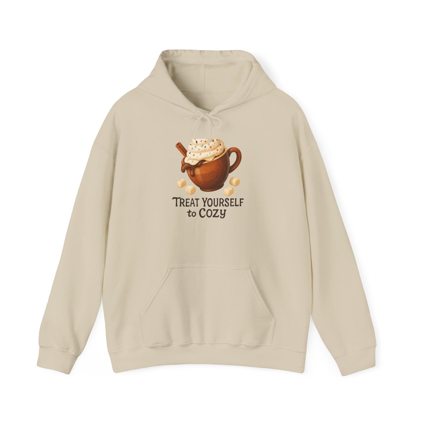 Hoodie — Treat Yourself to Cozy Hot Cocoa Graphic Hoodie
