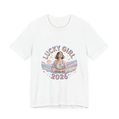 Lucky Girl 2026 Manifest Luck Tee | lucky charms, angel number shirt