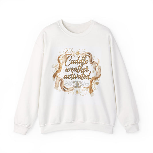 Cuddle Weather Activated Crewneck Sweatshirt — Cozy Winter Pullover