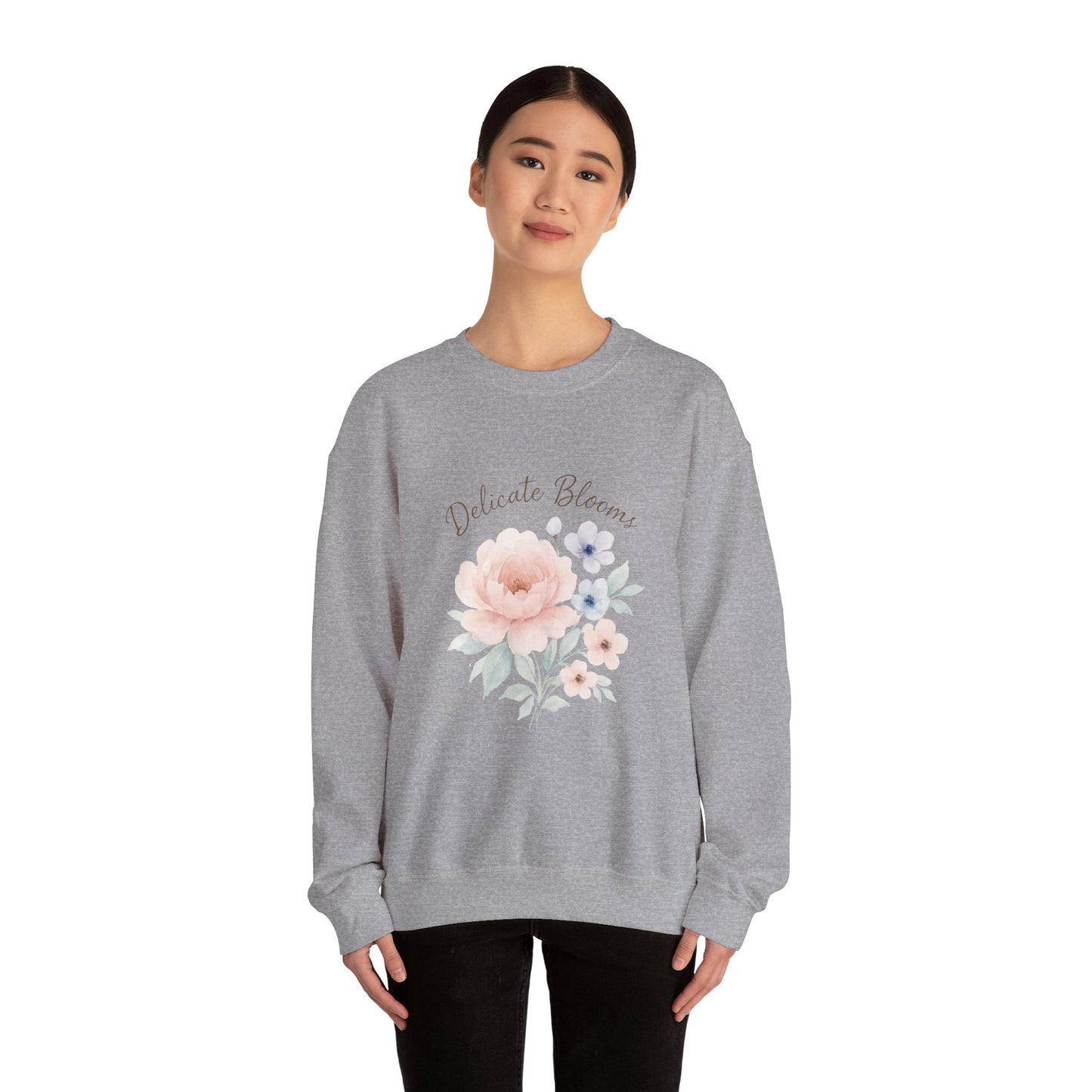 Delicate Blooms Floral Sweatshirt