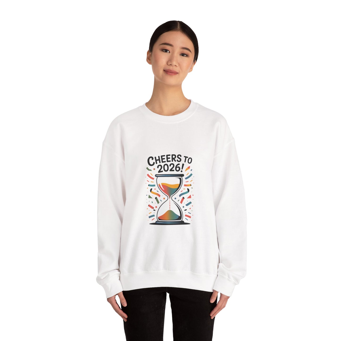 Cheers to 2026 Crewneck Sweatshirt | 2026 goals, new year humor