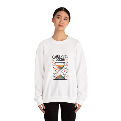 Cheers to 2026 Crewneck Sweatshirt | 2026 goals, new year humor