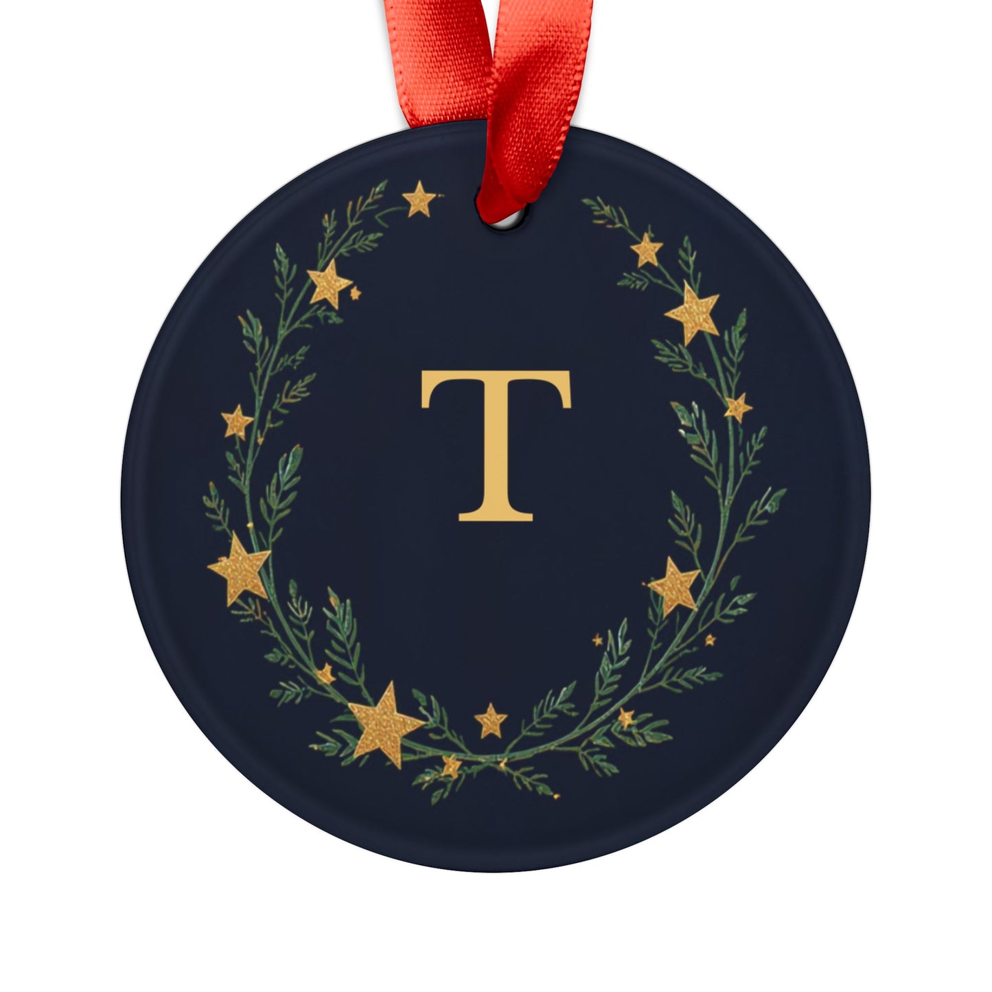 Christmas 2025 Acrylic Ornament – Santa Snow Globe Holiday Decoration